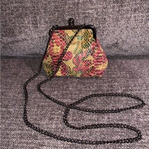 HOBO Multicolor Snakeskin Crossbody Bag